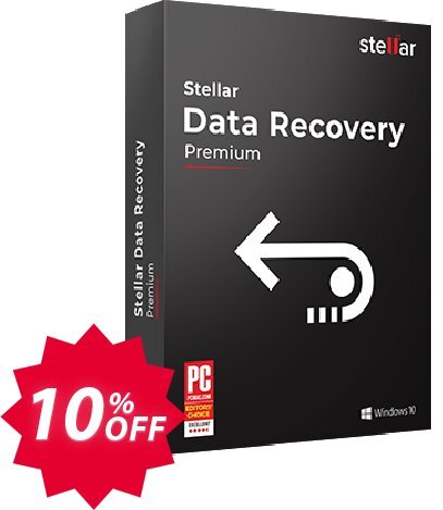 Stellar Data Recovery Premium Plus Coupon code 10% discount 