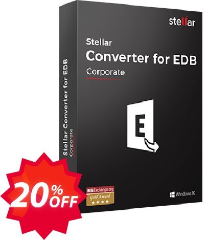 Stellar Converter for EDB Coupon code 20% discount 
