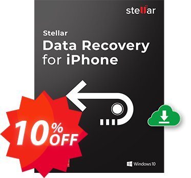 Stellar Data Recovery for iPhone Technician Coupon code 10% discount 