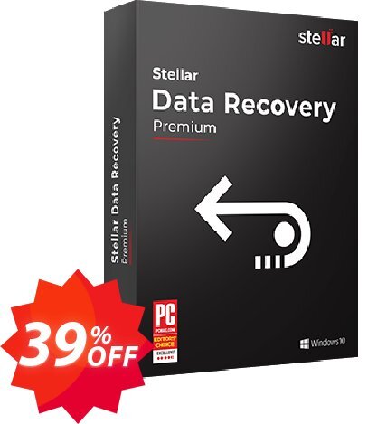 Stellar Data Recovery Premium, Lifetime Plan  Coupon code 39% discount 