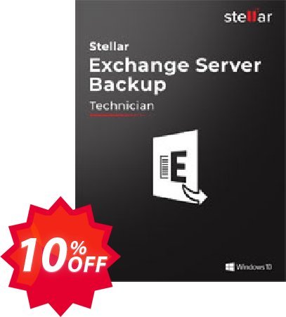 Stellar Exchange Server Backup Coupon code 10% discount 