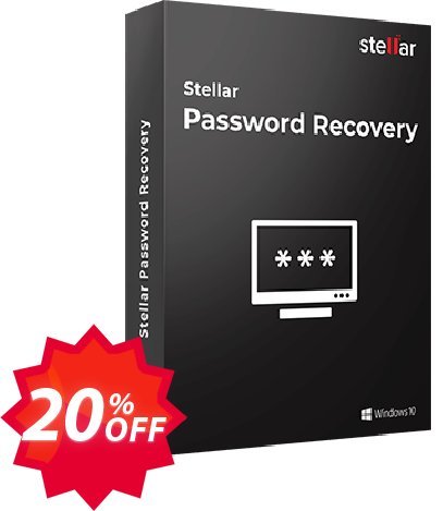 Stellar Password Recovery Coupon code 20% discount 