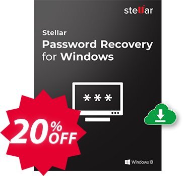 Stellar Password Recovery for WINDOWS Technician Coupon code 20% discount 