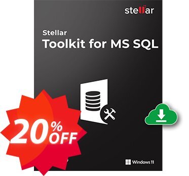 Stellar Toolkit for MS SQL Coupon code 55% discount 