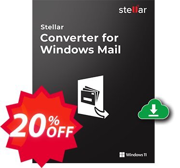 Stellar Converter for WINDOWS Mail Coupon code 20% discount 