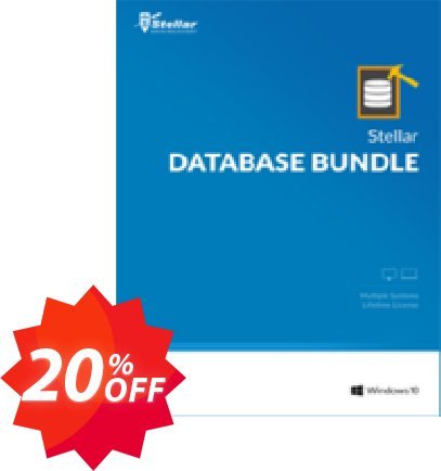 Stellar Database Bundle Coupon code 20% discount 