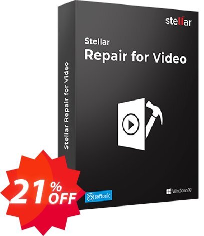 Stellar Repair for Video Professional Coupon code 21% discount 