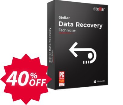 Stellar Data Recovery Technician Coupon code 40% discount 