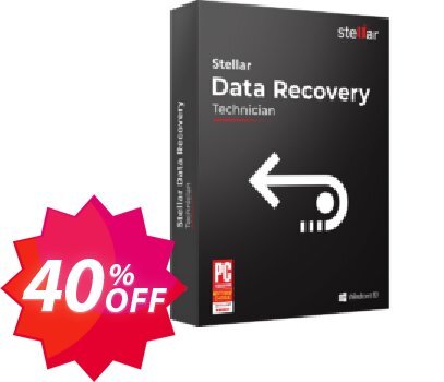 Stellar Data Recovery Technician Coupon code 40% discount 