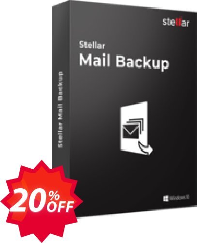 Stellar Mail Backup Coupon code 20% discount 