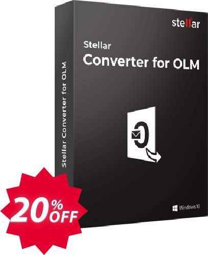 Stellar OLM to PST Converter Coupon code 20% discount 