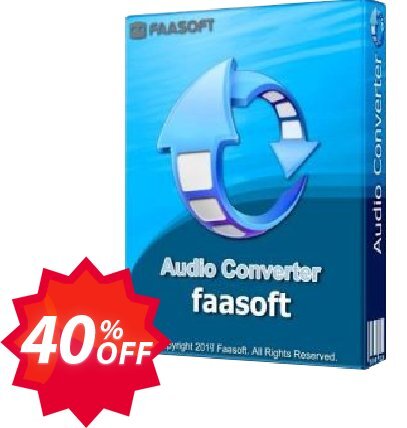 Faasoft Audio Converter Coupon code 40% discount 