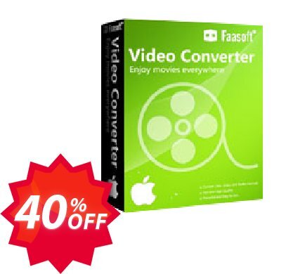 Faasoft Video Converter for MAC Coupon code 40% discount 