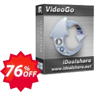 iDealshare VideoGo Lifetime Coupon code 76% discount 