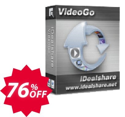 iDealshare VideoGo Lifetime Coupon code 76% discount 