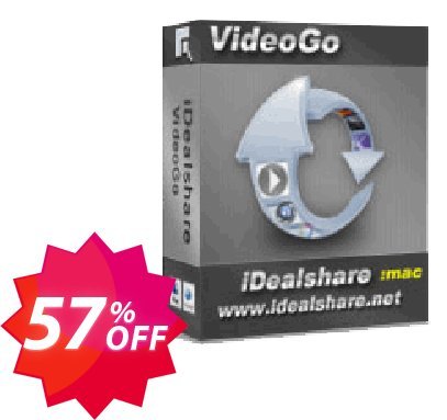 iDealshare VideoGo for MAC Coupon code 57% discount 