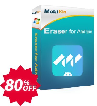 MobiKin Eraser for Android - Lifetime, 11-15PCs Plan Coupon code 80% discount 