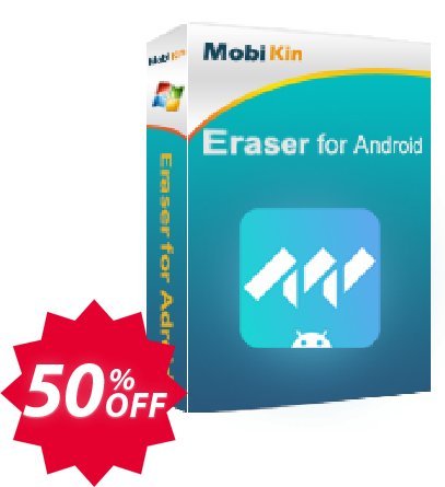 MobiKin Eraser for Android, 21-25PCs  Coupon code 50% discount 