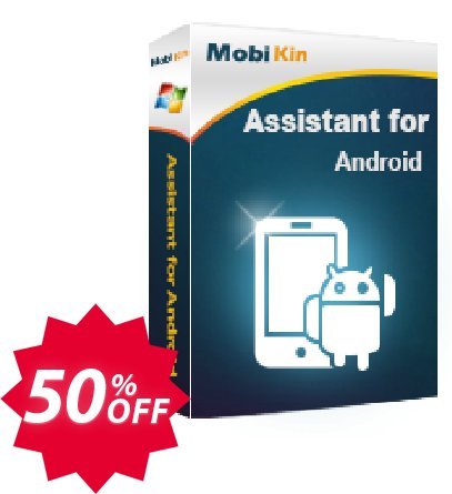 MobiKin Assistant for Android - Yearly, 26-30PCs Plan Coupon code 50% discount 