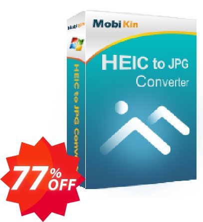 MobiKin HEIC to JPG Converter, 5 PCs  Coupon code 77% discount 