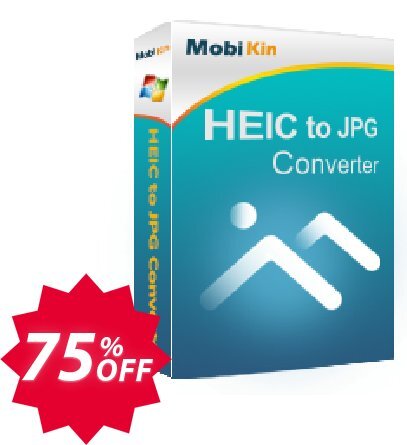 MobiKin HEIC to JPG Converter Lifetime, 5 PCs  Coupon code 75% discount 