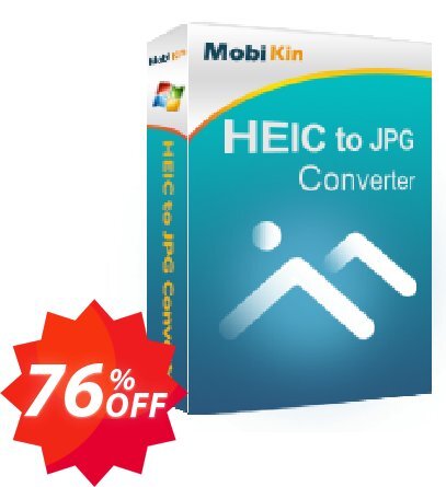 MobiKin HEIC to JPG Converter Lifetime, 10 PCs  Coupon code 76% discount 