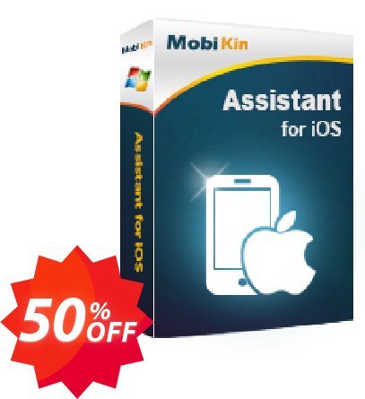 MobiKin Assistant for iOS - Yearly, 11-15PCs Plan Coupon code 50% discount 