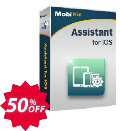 MobiKin Assistant for iOS, MAC - Yearly, 11-15PCs Plan Coupon code 50% discount 