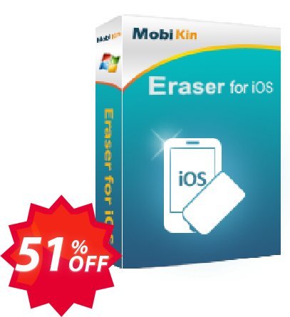 MobiKin Eraser for iOS - Lifetime, 2-5PCs Coupon code 51% discount 