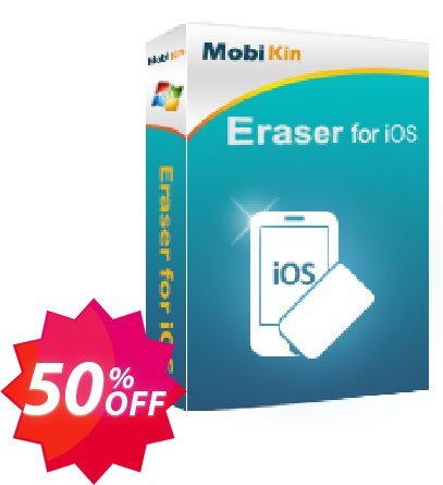 MobiKin Eraser for iOS - Lifetime, 11-15PCs Coupon code 50% discount 