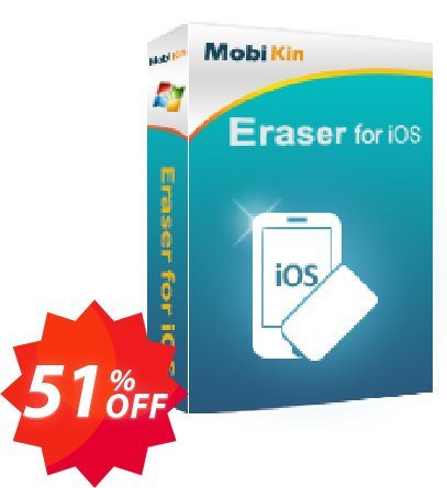 MobiKin Eraser for iOS - Yearly, 2-5 PCs Plan Coupon code 51% discount 