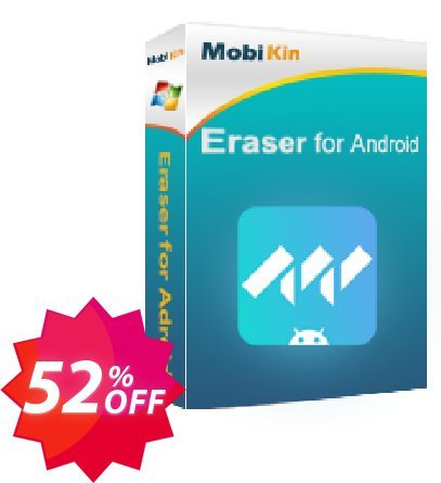 MobiKin Eraser for Android - Lifetime, 1 PC Plan Coupon code 52% discount 