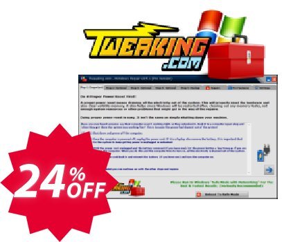 Tweaking.com Technicians Toolbox Pro Coupon code 24% discount 