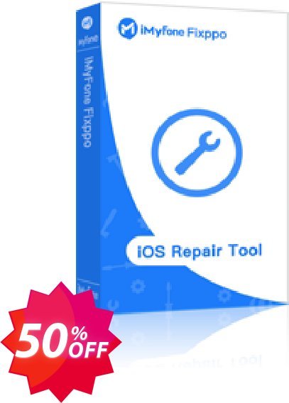 iMyfone Fixppo For MAC, 15 iDevices Lifetime  Coupon code 50% discount 