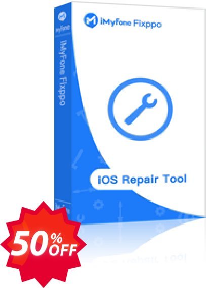 iMyfone Fixppo For MAC, 10 iDevices Lifetime  Coupon code 50% discount 
