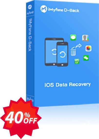 iMyFone D-Back for MAC, Lifetime/6-10 iDevices  Coupon code 40% discount 