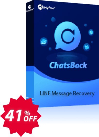 iMyFone ChatsBack for LINE 1-Month Plan Coupon code 41% discount 