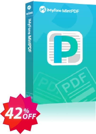 iMyFone MintPDF Coupon code 42% discount 