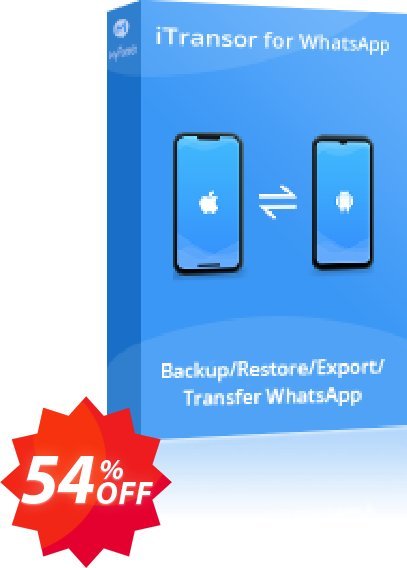 iTransor for WhatsApp MAC Version Coupon code 54% discount 
