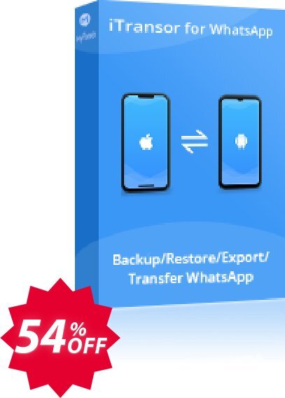 iTransor for WhatsApp MAC Version Coupon code 54% discount 