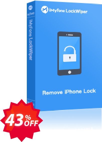 iMyFone LockWiper, Lifetime/6-10 iDevices  Coupon code 43% discount 