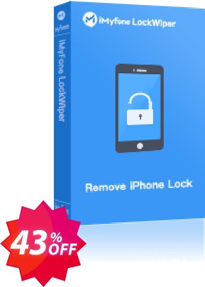 iMyFone LockWiper, Lifetime/6-10 iDevices  Coupon code 43% discount 