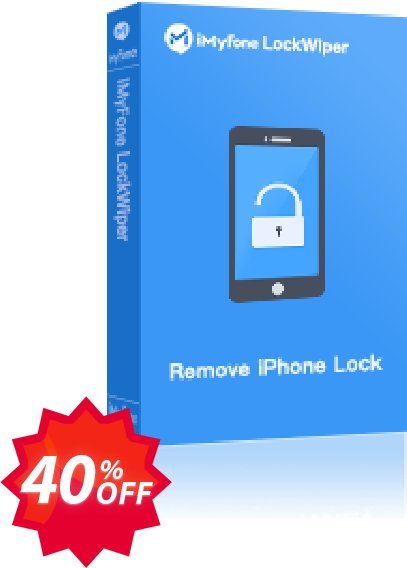 iMyFone LockWiper, Lifetime/16-20 iDevices  Coupon code 40% discount 