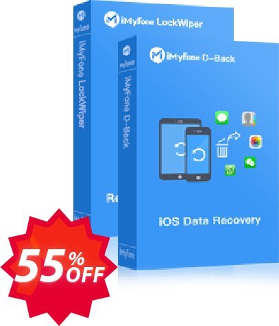 Bundle: iMyFone D-Back + LockWiper Coupon code 55% discount 