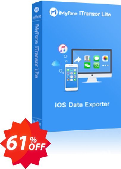 iMyFone iTransor Lite Coupon code 61% discount 