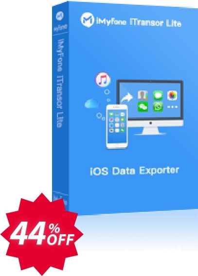 iMyFone iTransor Lite, Family  Coupon code 44% discount 