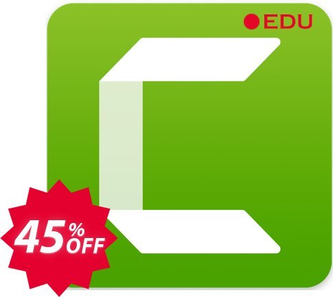 Camtasia 2022, Education price  Coupon code 45% discount 
