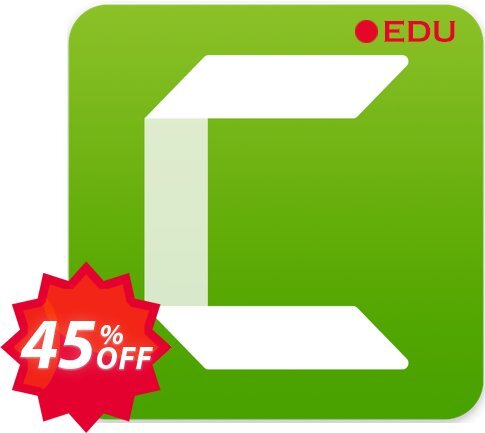 Camtasia 2022, Education price  Coupon code 45% discount 