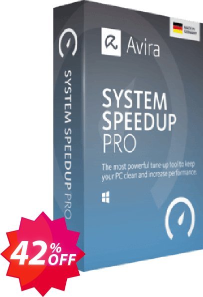 Avira System Speedup Pro, 3 year  Coupon code 42% discount 