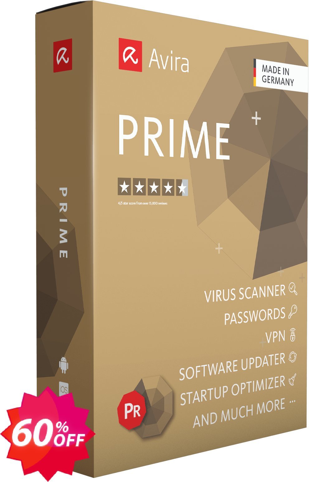 Avira Prime Yearly Coupon code 60% discount 